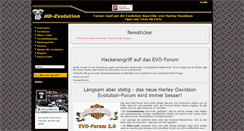 Desktop Screenshot of cms.hd-evolution.de