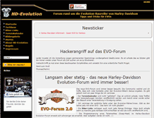 Tablet Screenshot of cms.hd-evolution.de